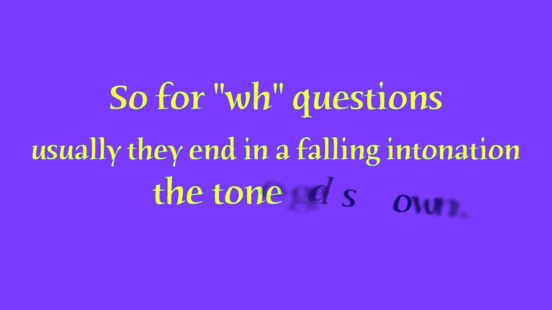 A1.L5 Rising and Falling Intonation Pronunciation