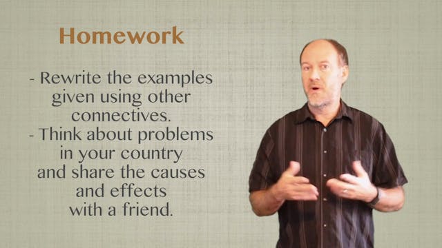 B1.L14.G1 Connecting Words Expressing Cause and Effect grammar