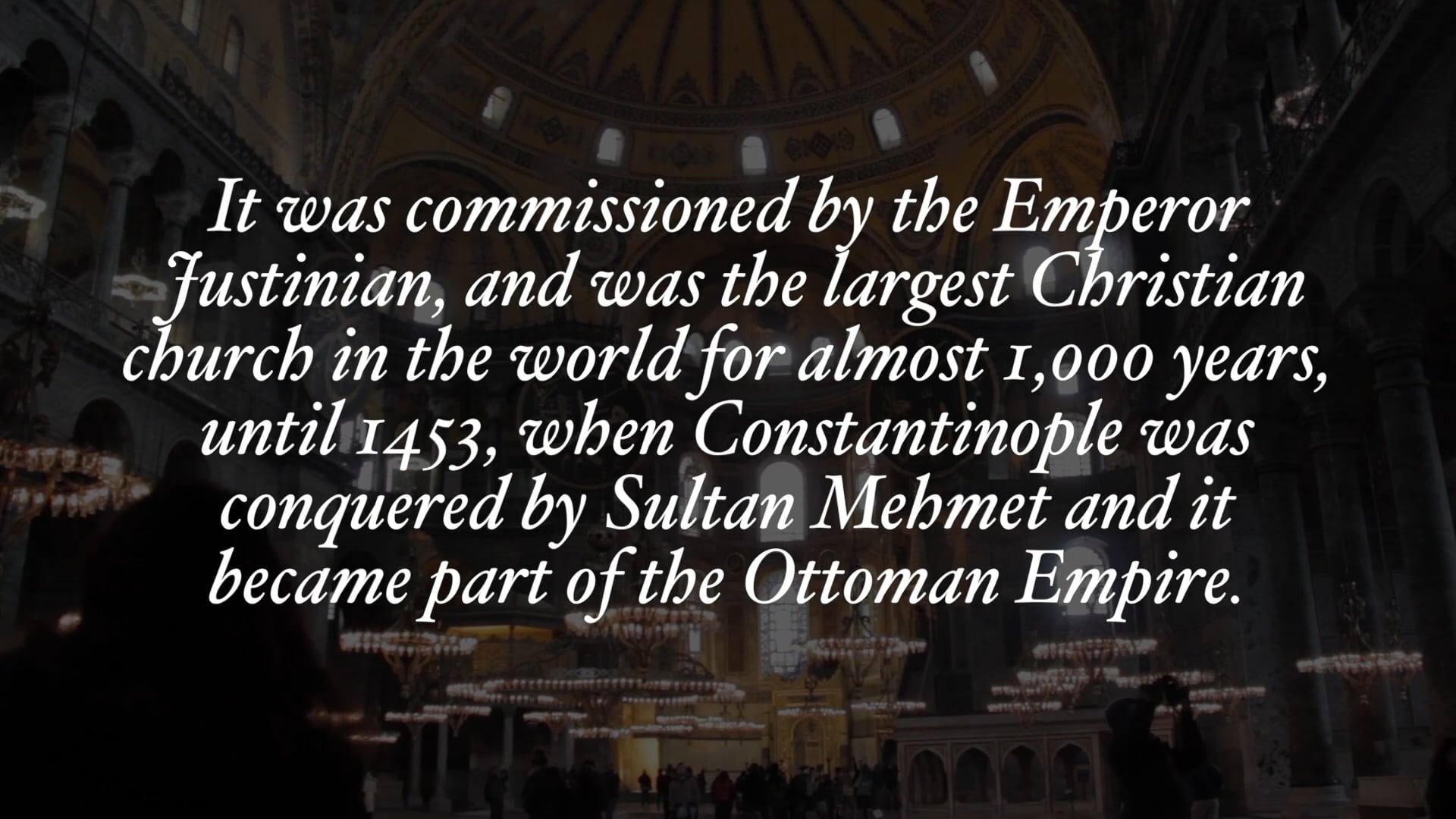 B1.L5 One Minute Hagia Sophia Transcript