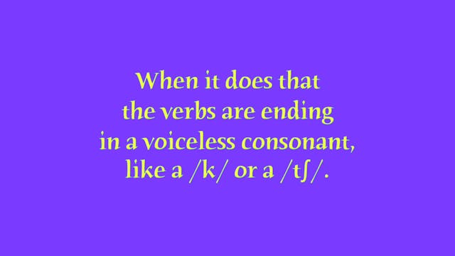A1.L14 Simple Past "ed" endings Pronunciation