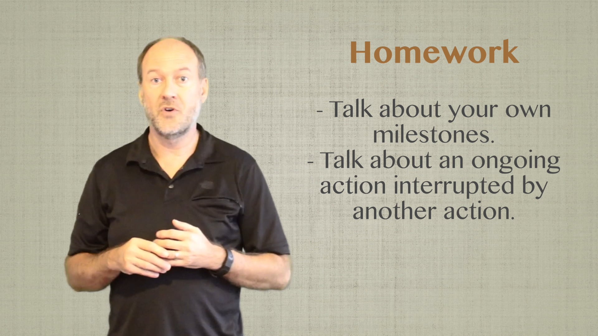 B1.L11.G2 Simple Past vs. Past continuous grammar