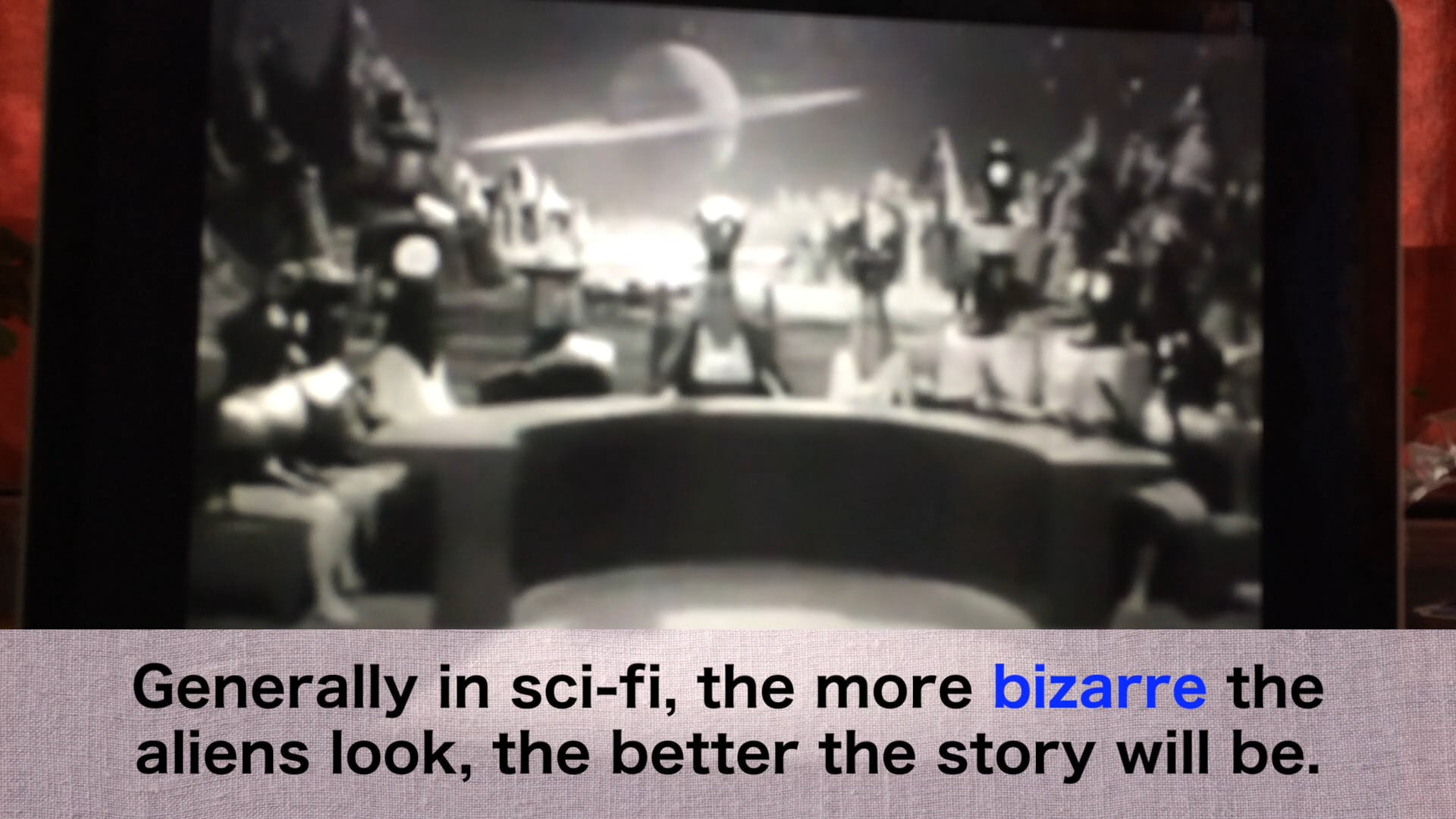 B1.L1.V1 Science Fiction vocabulary