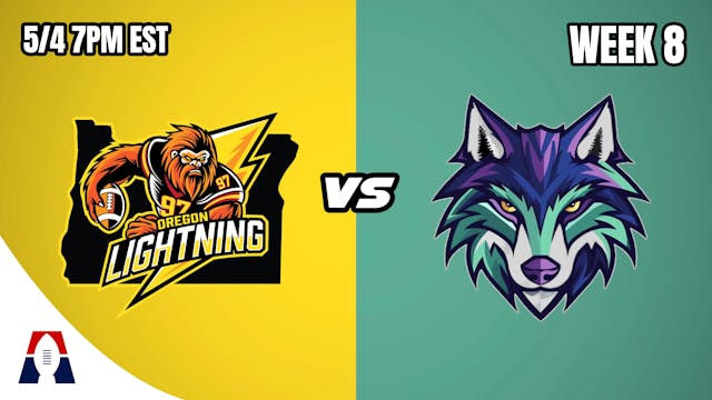 Oregon Lightning VS Washington Wolfpa...