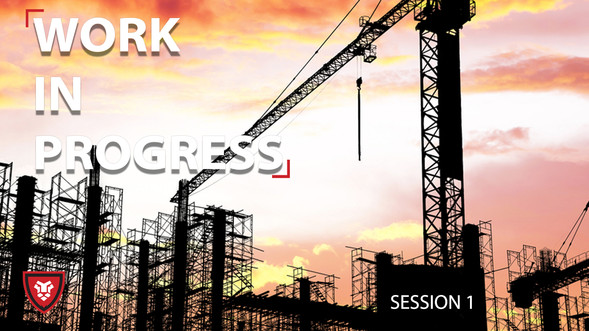 Work In Progress Session 1