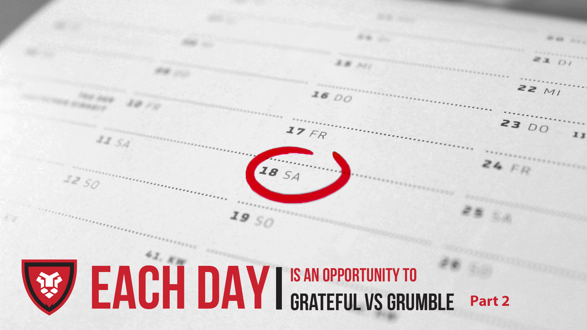 Each Day Part 2 - Kenny Luck