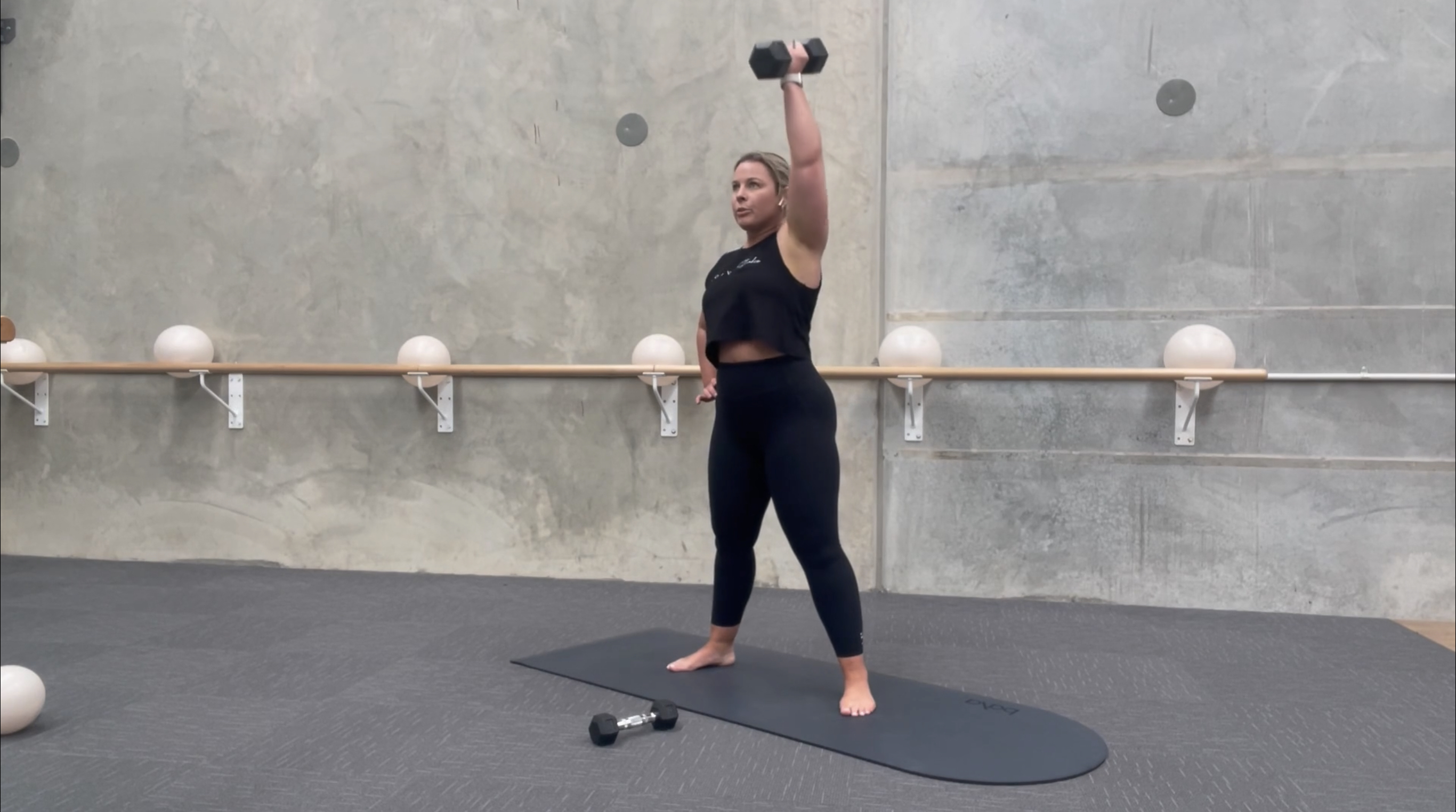 Pilates Strength and Core Class ft Dumbells