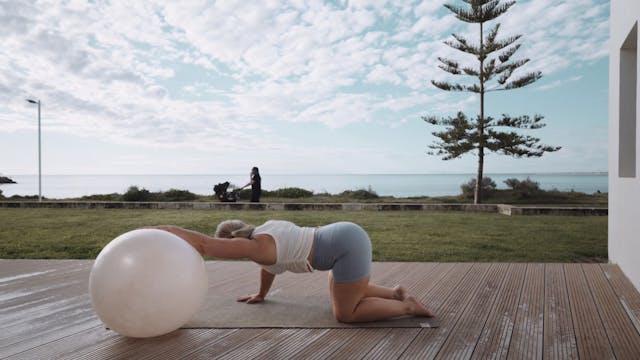 Swiss Ball Flexibility Class