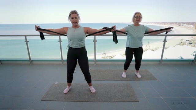 Pilates Beginners Flexband Conditioning for the Upper Body