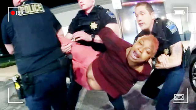 Pregnant Shoplifter Goes Nuts After G...