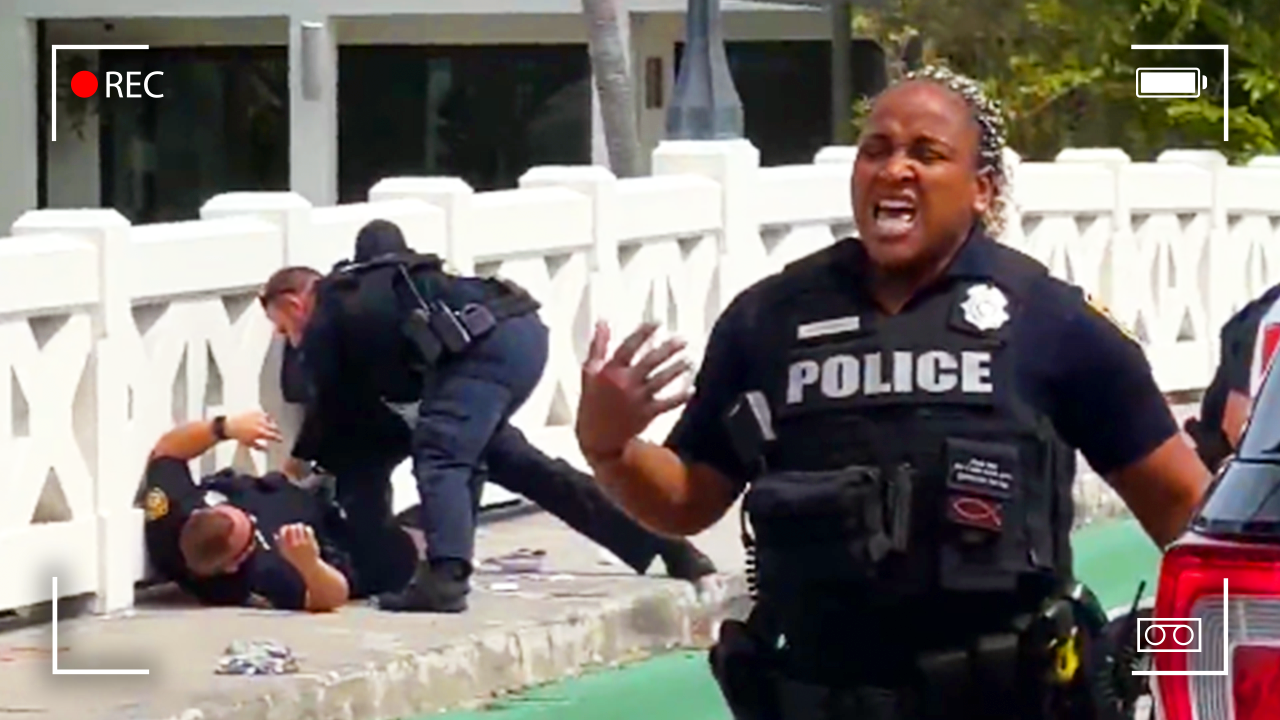 Moments Before a Cop Is Shot by His Own Partner