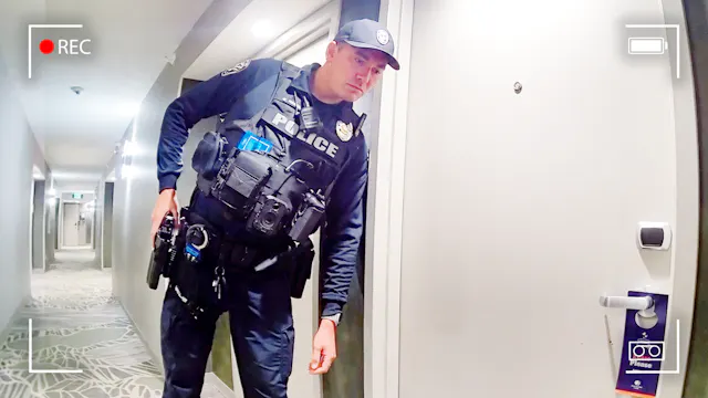 Cops Have No Idea They're Walking Int...