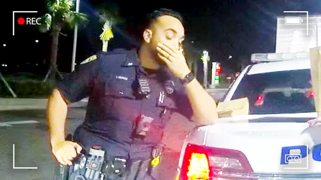 Cop Cries For His Mom After Getting A...
