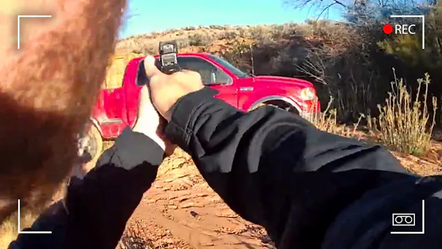 Wanted Man Pulls Out Chainsaw During ...