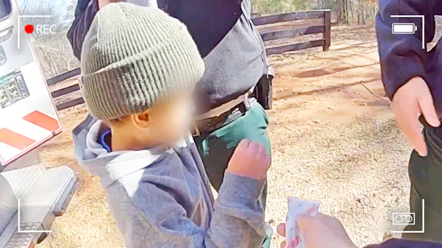 7-Year-Old Rescued from Woods Reveals...