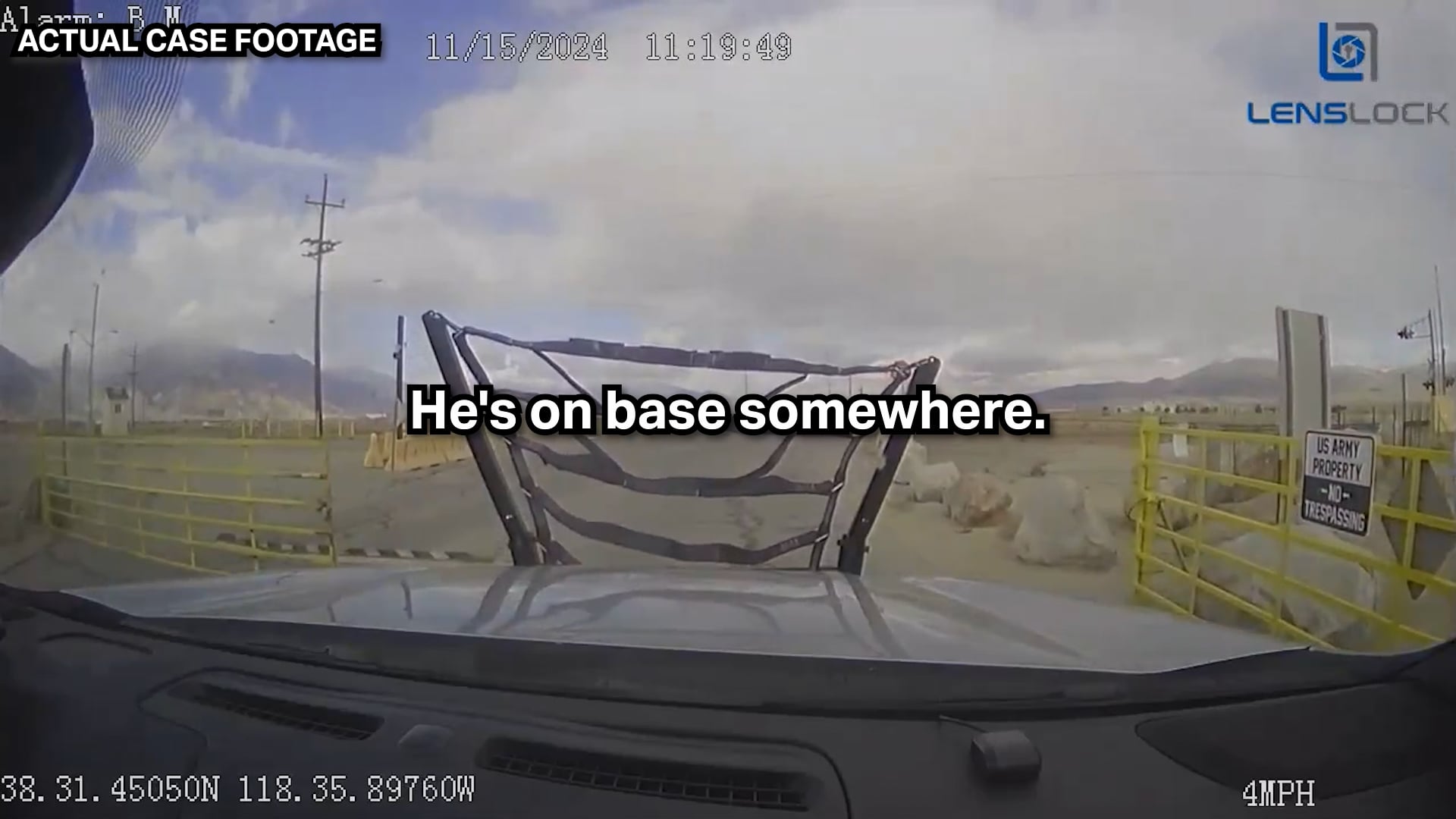 Suspects Flee Onto Military Base, Instantly Regret It