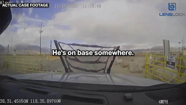 Suspects Flee Onto Military Base, Ins...