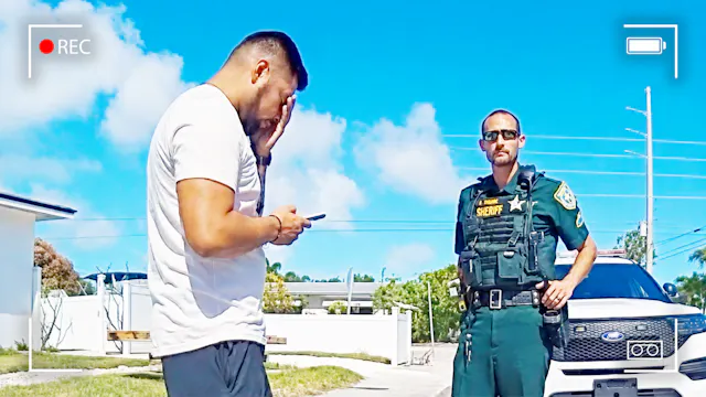 Cop Tracks Actress Crush With License...