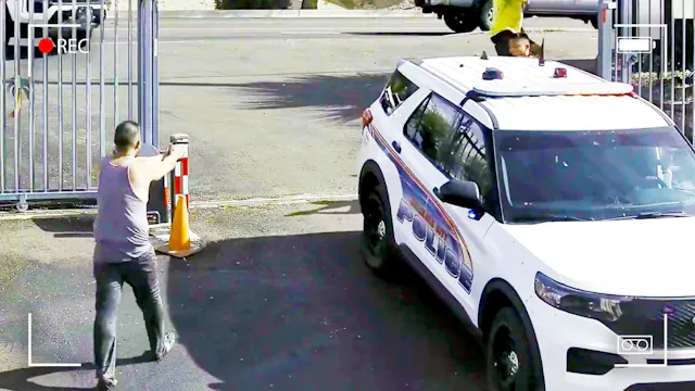 Gunman Opens Fire On Two Cops Point-B...