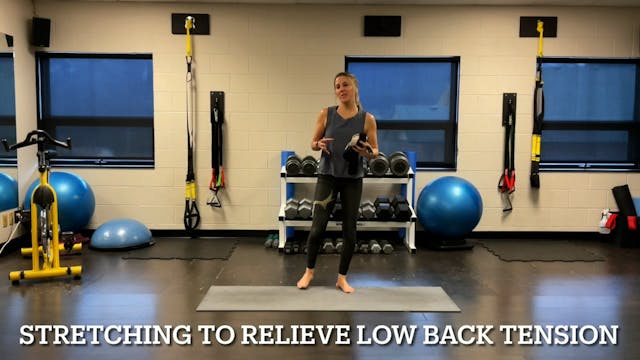 Stretching for Low Back Tension