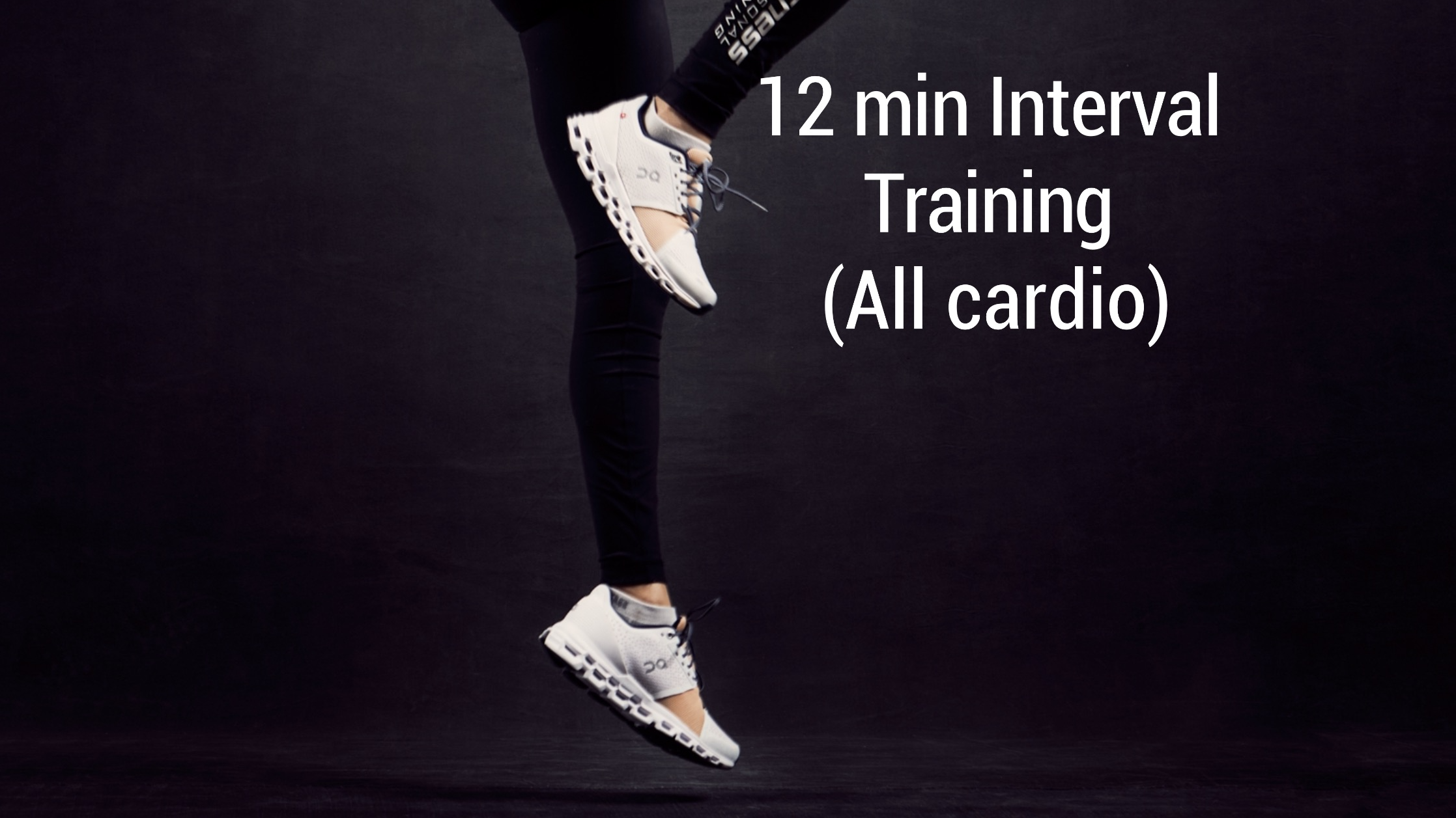 12 min Interval Training Cardio-No equipment needed