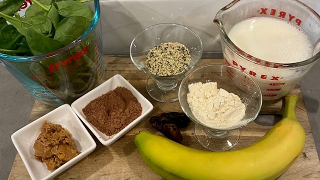 Chocolate Peanut Butter Protein Smoothie