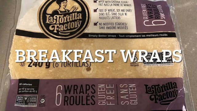 Breakfast wraps