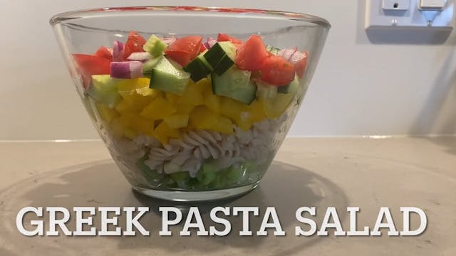 Greek Pasta Salad (GF/DF)