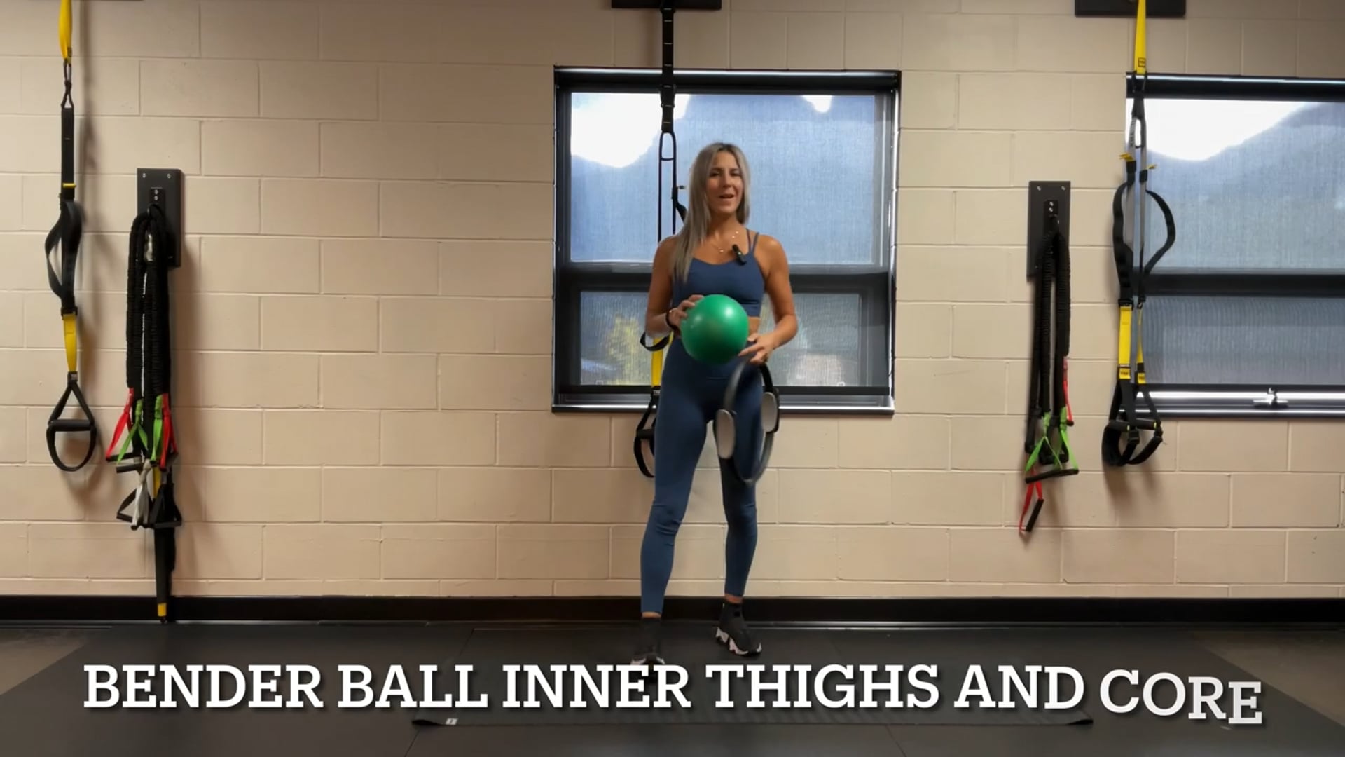 Inner thigh work and core with Bender Ball