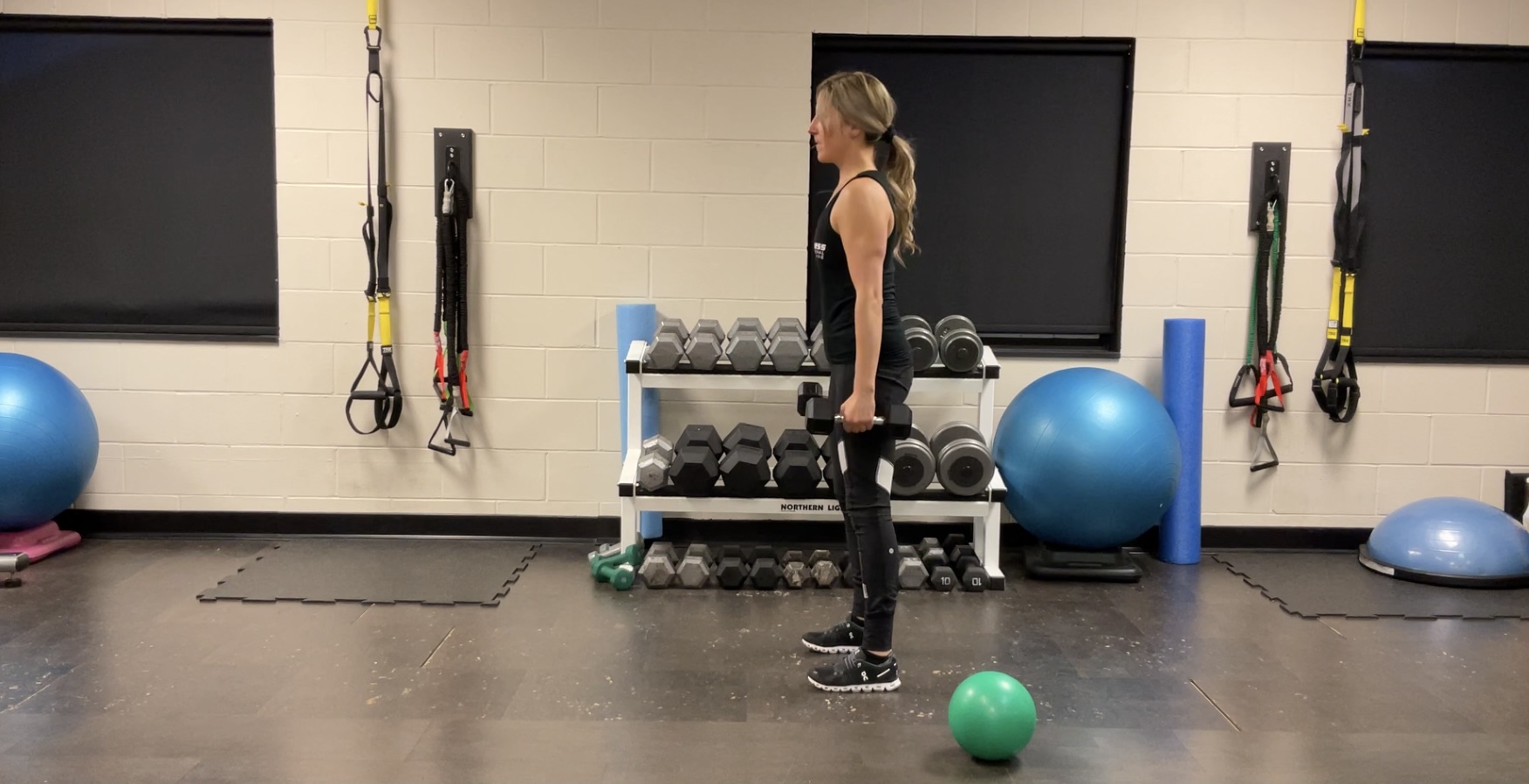 13 min Whole Body Dbell and Bender Ball BootCamp