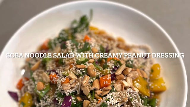 Soba Noodle Salad with Creamy Peanut ...