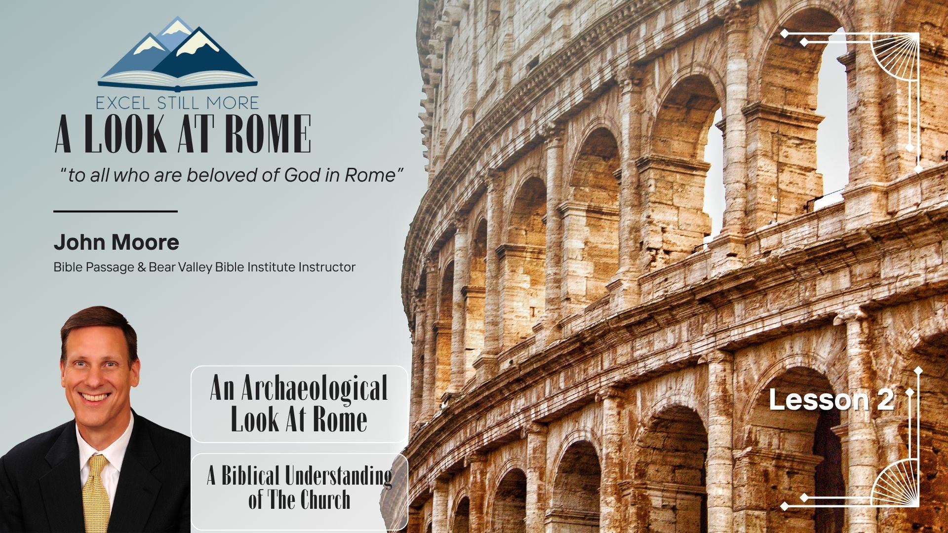 Lesson 2 - A Look At Rome
