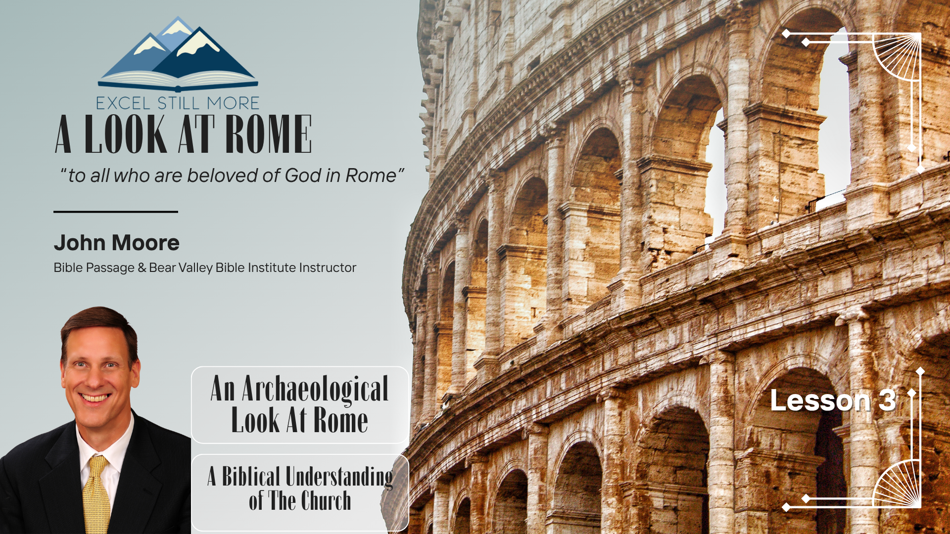 Lesson 3 - A Look At Rome