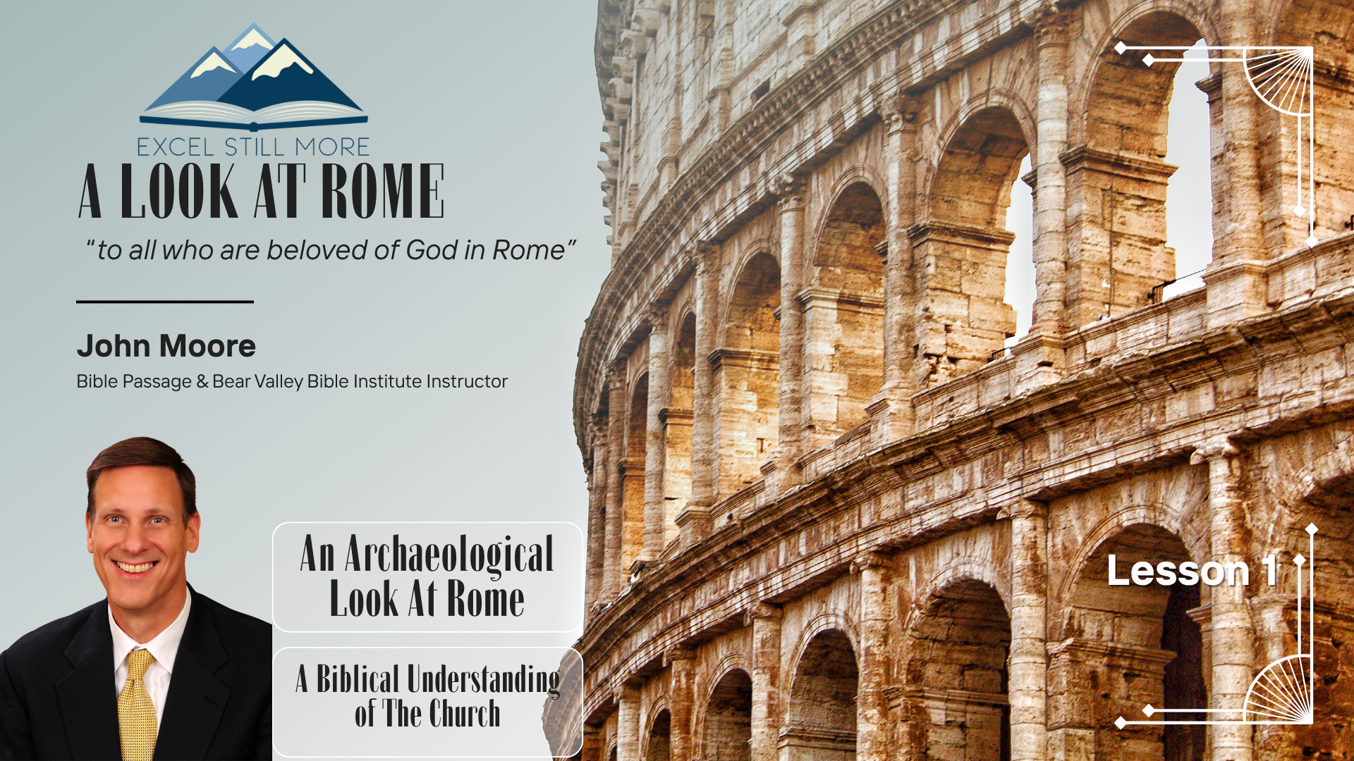 Lesson 1 - A Look At Rome