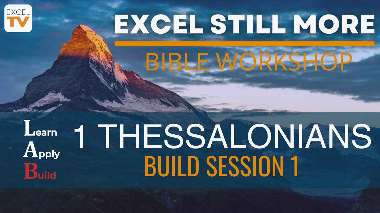 1 Thessalonians - Building Session 1
