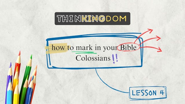 Colossians Bible Marking w Nate Mille...