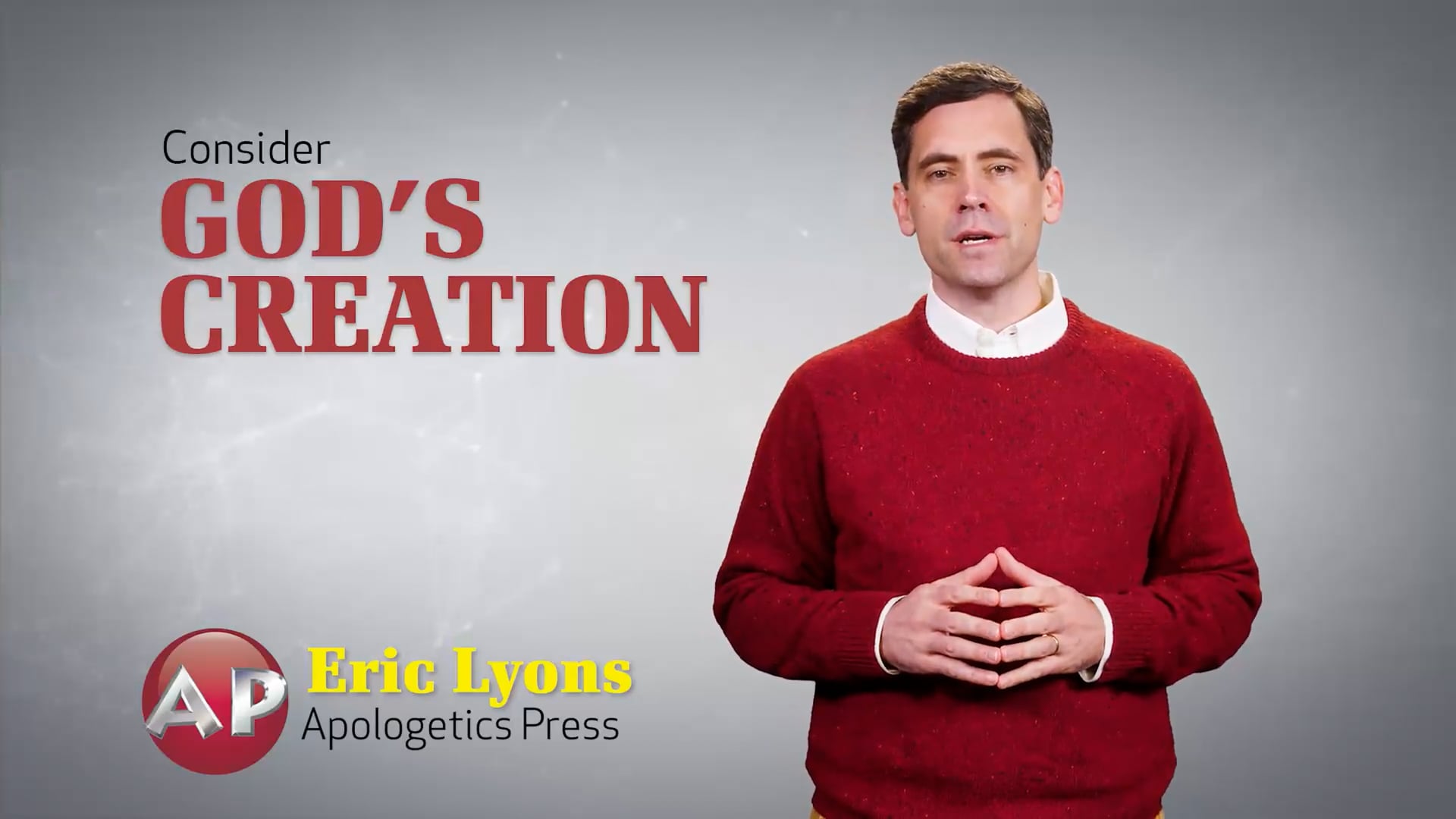 Consider God's Creation 