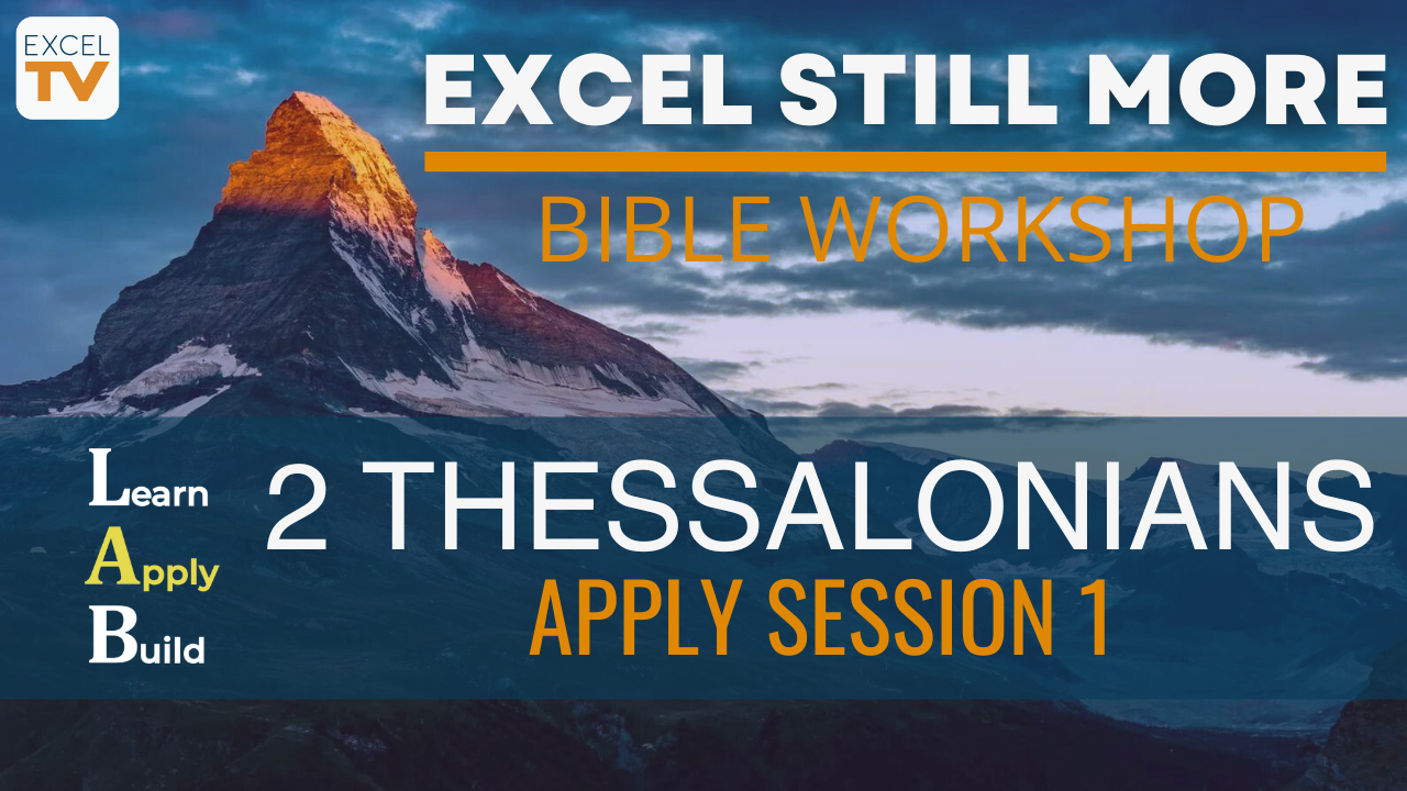 2 Thessalonians - Applying Session 1