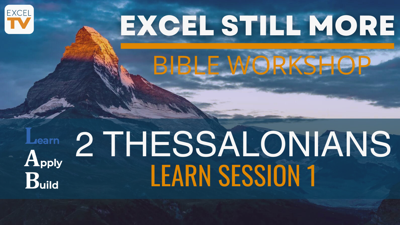 2 Thessalonians - Learning Session 1