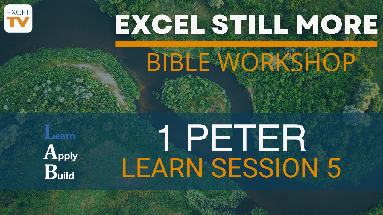 1 Peter - Learning Session 5