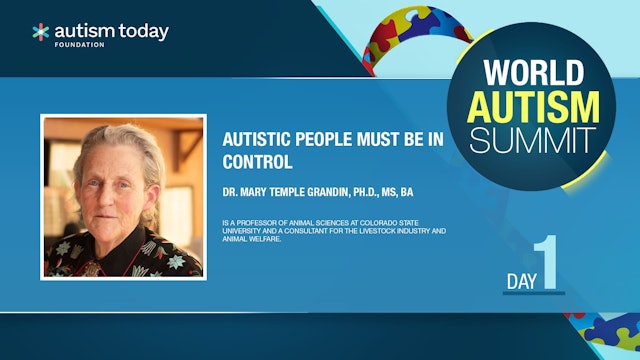 01 Mary Temple Grandin - Autistic People must be in control