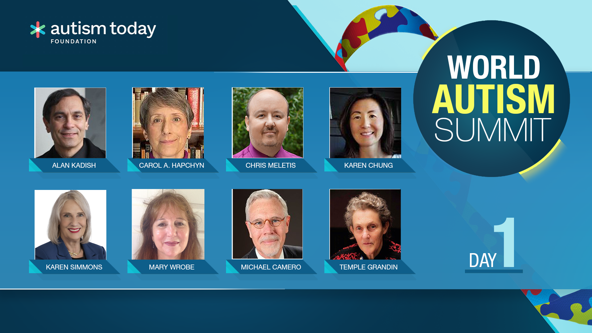 World Autism Summit Day 1 Early Intervention