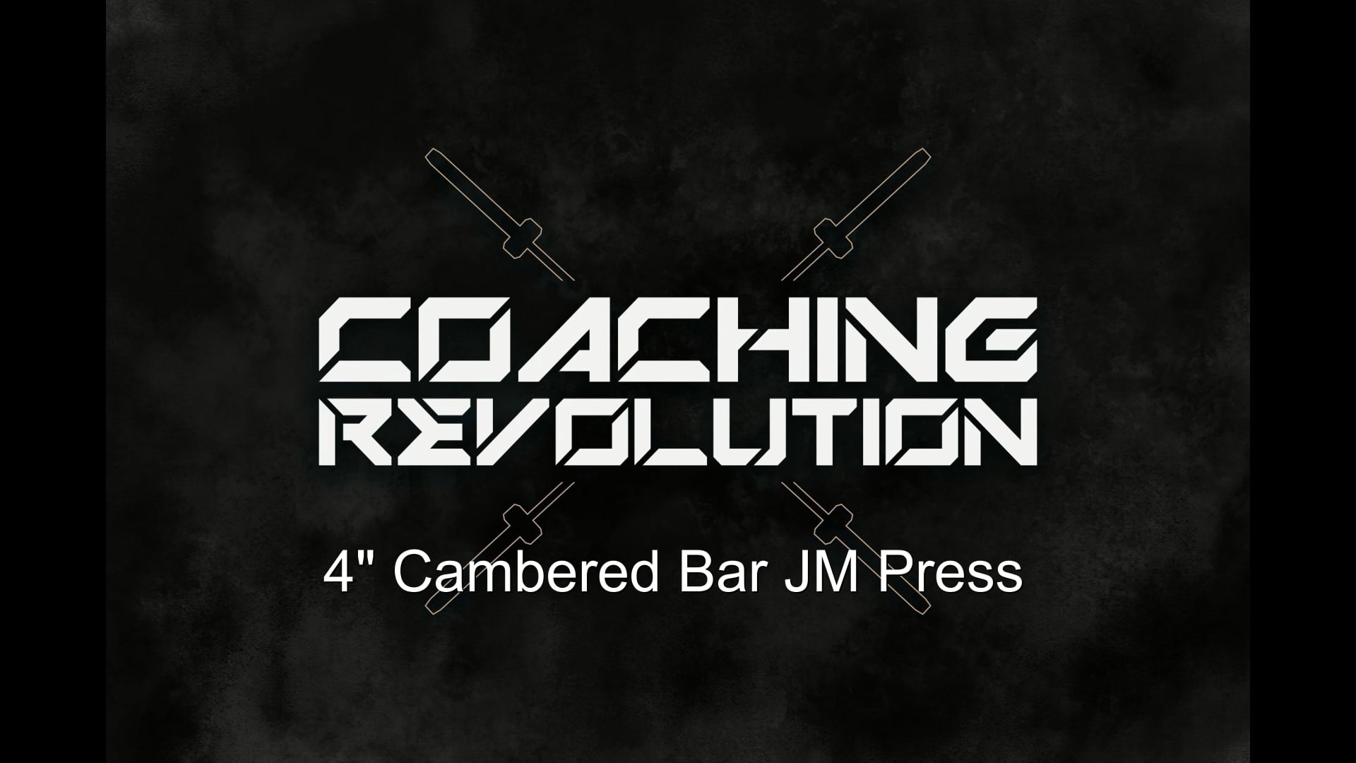 4in Cambered Bar JM Press