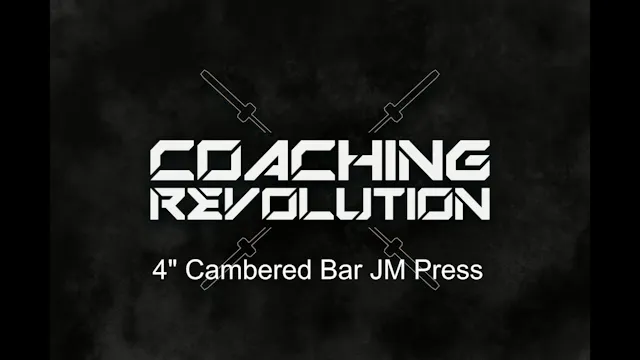 4in Cambered Bar JM Press