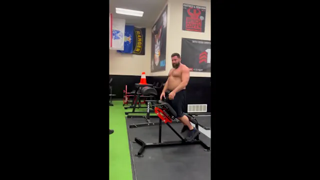 Glute Focused Hyper Extension