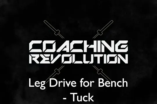 Leg Drive for Bench - Tuck