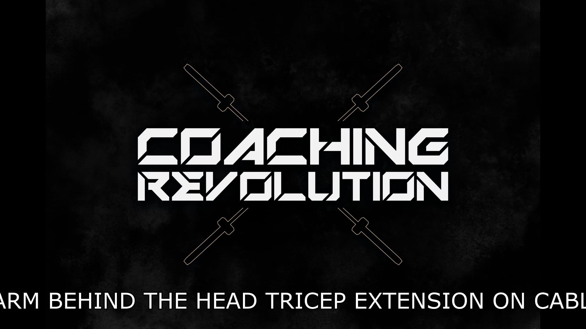 Single Arm Behind the Head Tricep Extension on Cable Stack