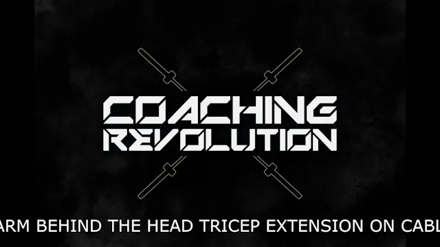 Single Arm Behind the Head Tricep Ext...