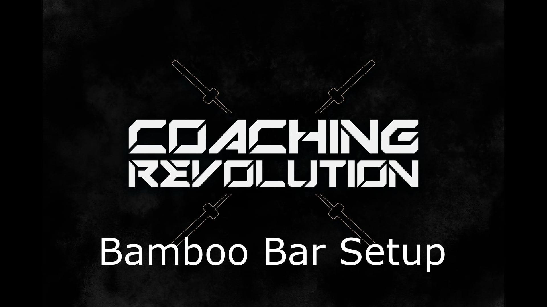 Bamboo Bar Setup