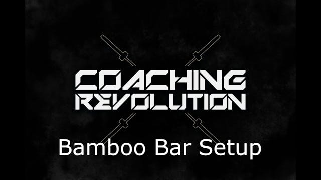 Bamboo Bar Setup