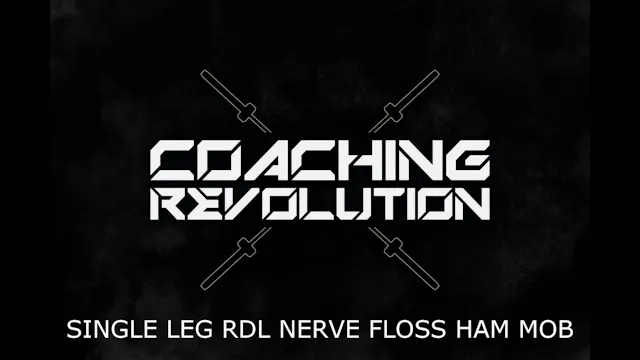 Single Leg RDL Nerve Floss Ham Mob
